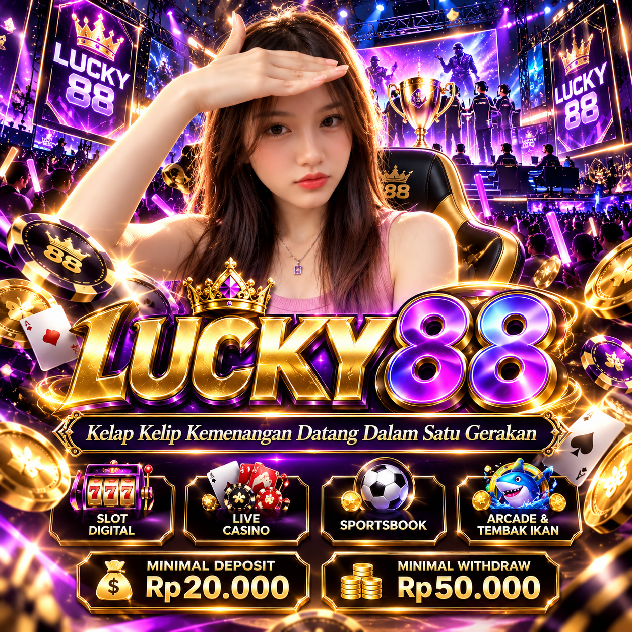LUCKY88 # Kelap Kelip Kemenangan Datang Dalam Satu Gerakan